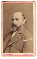 Fotografie E. Herold, Arnstadt, Portrait älterer Herr Mit Vollbart  - Personnes Anonymes