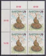 1986 , Mi 1865 ** (1) - 4 Er Block Postfrisch - Moderne Kunst In Österreich , Auflösung - Gemälde Von Walter Schmögner - Unused Stamps