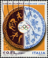Italie Poste Obl Yv:3012 Mi:3254 Giochi Olimpici Pechino (Beau Cachet Rond) - 2001-10: Afgestempeld