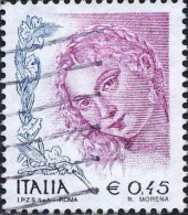 Italie Poste Obl Yv:2687 Mi:2947 La Femme Dans L'art Venus D'Urbino Titien (Lign.Ondulées) - 2001-10: Usados