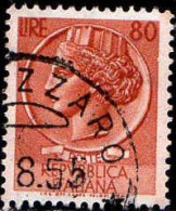 Italie Poste Obl Yv:1005 Mi:1265 Monnaie Syracusaine (TB Cachet Rond) - 1961-70: Used