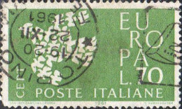Italie Poste Obl Yv: 859 Mi:1114 Europa Colombe (TB Cachet à Date) - 1961-70: Oblitérés