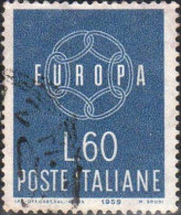 Italie Poste Obl Yv: 805 Mi:1056 Europa Chaine à 6 Maillons (cachet Rond) - 1946-60: Gebraucht