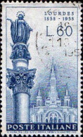 Italie Poste Obl Yv: 755 Mi:1006 Centenaire Des Apparitions De Lourdes (Beau Cachet Rond) - 1946-60: Oblitérés