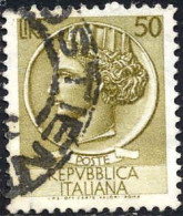 Italie Poste Obl Yv: 717B Mi:986 Monnaie Syracusaine (Beau Cachet Rond) - 1946-60: Afgestempeld