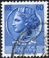 Italie Poste Obl Yv: 654 Mi:890 Monnaie Syracusaine (Beau Cachet Rond) - 1946-60: Oblitérés