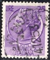 Italie Poste Obl Yv: 652 Mi:888 Monnaie Syracusaine (TB Cachet Rond) - 1946-60: Used