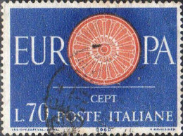 Italie Poste Obl Yv: 823 Mi:1078 Europa Roue à 16 Barreaux (cachet Rond) - 1946-60: Used