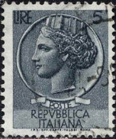Italie Poste Obl Yv: 648 Mi:884 Monnaie Syracusaine (cachet Rond) - 1946-60: Gebraucht