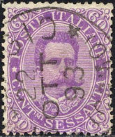 Italie Poste Obl Yv:  43 Mi:52 Humberto 1er (TB Cachet à Date) - Used