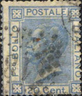 Italie Poste Obl Yv:  23 Mi:26 Victor-Emmanuel II (Beau Cachet Chiffre) - Oblitérés