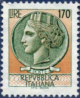 Italie Poste N* Yv:1325 Mi:1593 Monnaie Syracusaine (sans Gomme) - 1971-80: Neufs