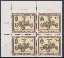 1986 , Mi 1868 ** (1) - 4 Er Block Postfrisch - 175 Jahre Steiermärkisches Landesmuseum , Joanneum - Ungebraucht