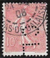 1 04	28	07	N°	129	Perforé	-	CL 218	-	CREDIT LYONNAIS - Used Stamps