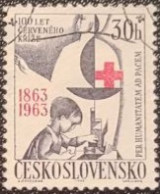 CECOSLOVACCHIA 1963  CENTENARIO CROCE ROSSA - Used Stamps