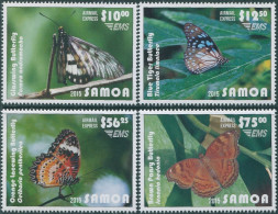 Samoa 2015 SG1348a-1348d EMS Butterflies White Edges Set MNH - Samoa