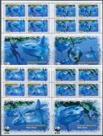 Cook Islands Penrhyn 2003 SG544S WWF Sunfish (4) Sheetlets MNH - Penrhyn