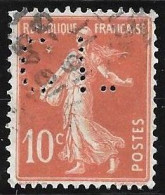 1 04	28	10	N°	138	Perforé	-	CL 218	-	CREDIT LYONNAIS - Used Stamps