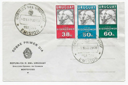 Cover Montevideo/Uruguay, FDC Eisenhower 1960 - Uruguay