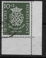 Bund: MiNr. 121, Eckrand E4, Gestempelt - Used Stamps