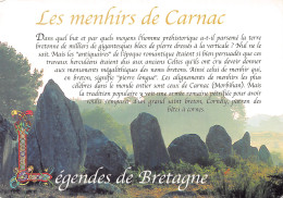 56 CARNAC LES MENHIRS - Carnac