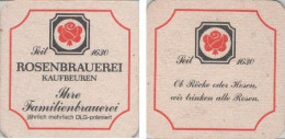 5002001 Bierdeckel Quadratisch - Rosenbrauerei - Ihre Familienbrauer - Sous-bocks