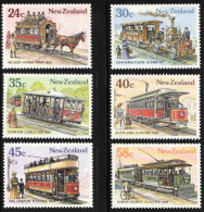 1985 New Zealand Historical Urban Railway Transport Set (** / MNH / UMM) - Strassenbahnen