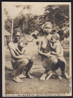 Congo - Ethnie Mangbetu - Deux Femmes Avec Leur Bébé - Africa