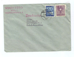 Österreich, 1945, Bedarfsbrief Frankiert Mit Freim.Wappen/6Pf/ MiNr.700 + Freim.Landsch. 3g/ MiNr.738; (13434E) - Lettres & Documents