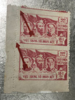 VIET NAM Stamps PRINT ERROR-1954-(tem In Lõi In Chai Rang-no13--100d )2-STAMPS-vyre Rare - Vietnam