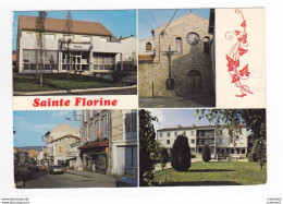 73 SAINTE FLORINE Vers Brioude En 1985 Poste Eglise Tabac Maison De Retraite Citroën Méhari Dyane Peugeot 504 - Brioude