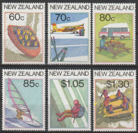 1987 New Zealand Tourism: Recreation And Outdoor Sports Set (** / MNH / UMM) - Otros & Sin Clasificación