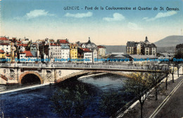 R166124 Geneve. Pont De La Coulouvreniere Et Quartier De St. Gervais. P. H. 8 - Monde