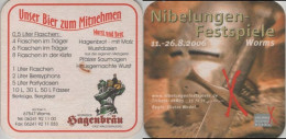 5005199 Bierdeckel Quadratisch - Hagenbräu - Beer Mats