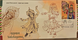 India 2024 YAKSHAGANA Rs.5 FIRST DAY COVER FDC As Per Scan - FDC