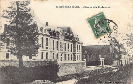 France - SAINTE MÈRE ÉGLISE (50) L'Hospice Et La Gendarmerie - Ed. Monchel  - Autres & Non Classés