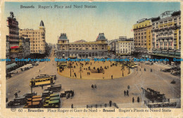 R166542 Brussels. Rogiers Place And Nord Station. Albert. A. Dohmen - Monde