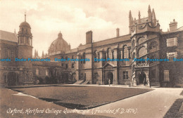 R165533 Oxford Hertford College Quadrangle. George Davis - Monde
