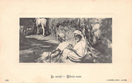 Algérie - Au Marché - Médecin Maure - Ventouses - Ed. J. Geiser 646 - Métiers