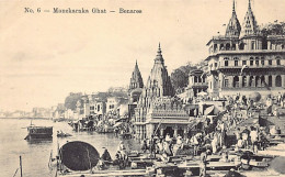India - VARANASI Benares - Manekarnka Ghat  - India