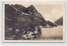 Svizzera - San Mamette (TI) Lago Di Lugano - Castello - Ed. Ditta G.Mayr 614 - Autres & Non Classés