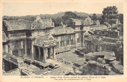 Cambodge - Ruines D'Angkor - Angkor-Vath, Porche Central - Ed. Nadal 75 - Cambogia