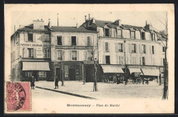 CPA Montmorency, Place Du Marché  - Montmorency