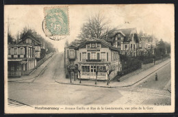 CPA Montmorency, Avenue Émilie Et Rue De La Gendarmerie, Vue Prise De La Gare  - Montmorency
