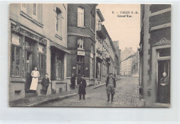 THUIN (Hainaut) Grand'Rue - Epicerie Mercerie Liqueurs - Thuin