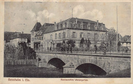 Cernay (68) 1913 Restaurant Soldats Sur Un Pont Sennheim Restauration Wintergarten - Cernay