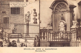 Belgique - Bruxelles Jadis Et Aujourd'hui - Le Manneken-Pis En 1830 Et En 1930 - Ed. La Dernière Heure - Famous People