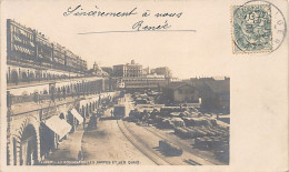 ALGER - Le Boulevard, Les Rampes Et Les Quais - CARTE PHOTO. - Alger