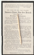 Nieuwenrode, JOannes Van Den Broeck, Thielemans,1929 - Andachtsbilder