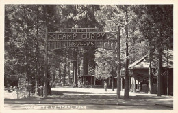 Usa - YOSEMITE NATIONAL PARK (CA) Camp Curry - REAL PHOTO - Publ. Unknown - Altri & Non Classificati